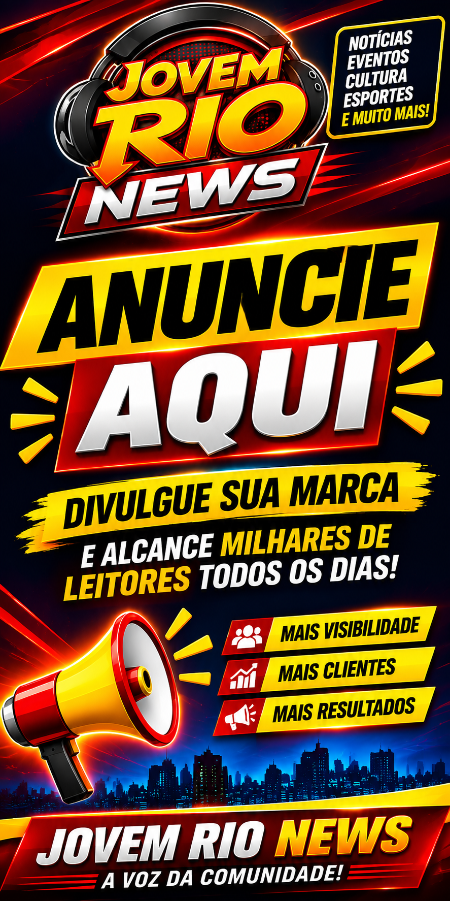 Banner Vertical - Anuncie no Jovem Rio News